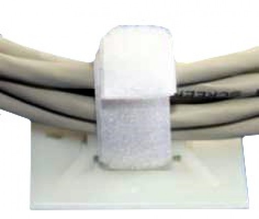 Klebesockel für Kabelbinder-Band 51 x 51 mm, 7 mm hoch
